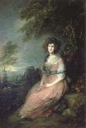 Thomas Gainsborough mrs.richard brinsley sheridan oil on canvas